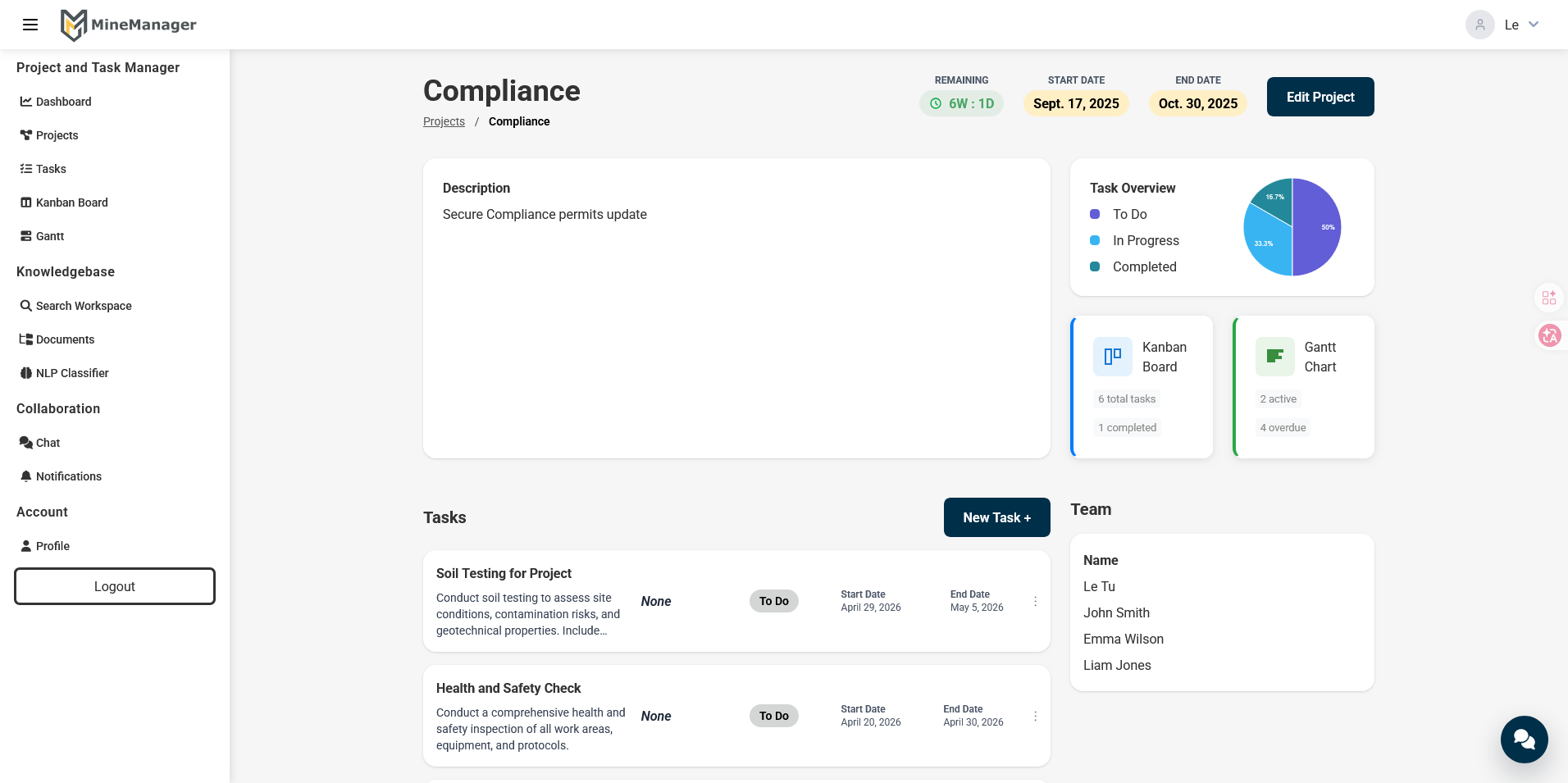 MineManager screenshot 1