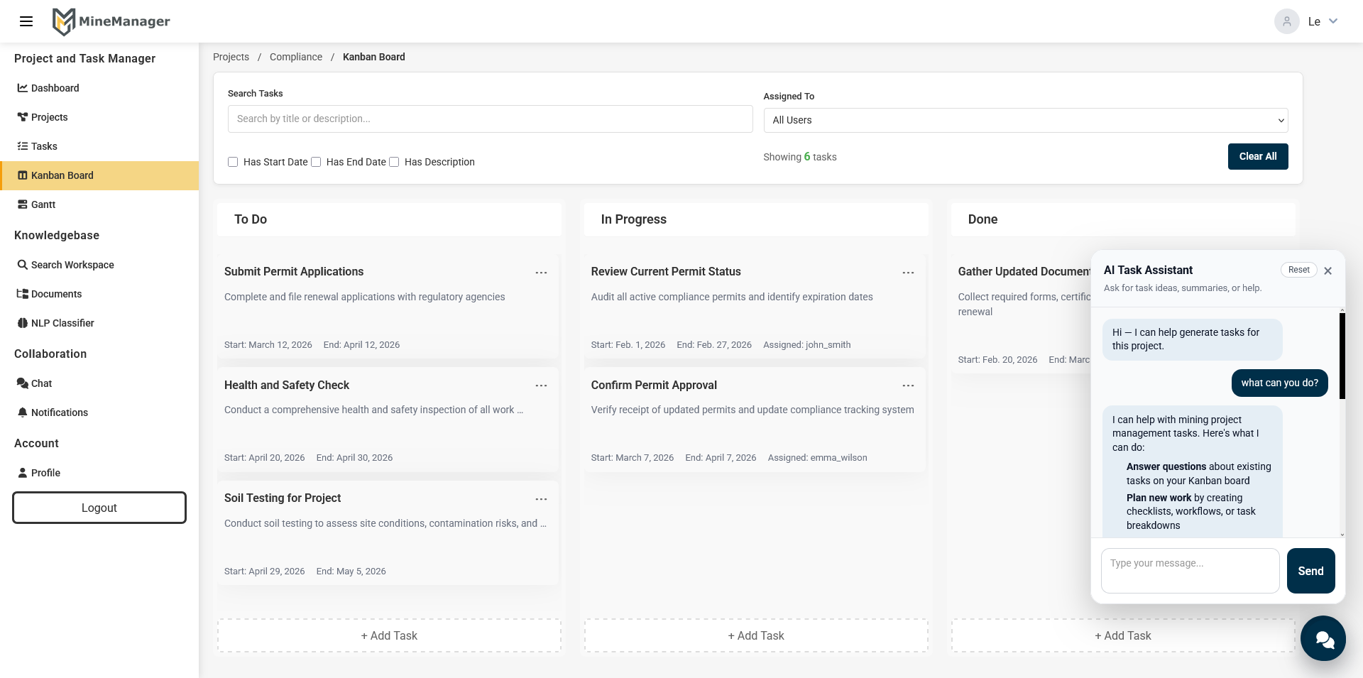 MineManager screenshot 3