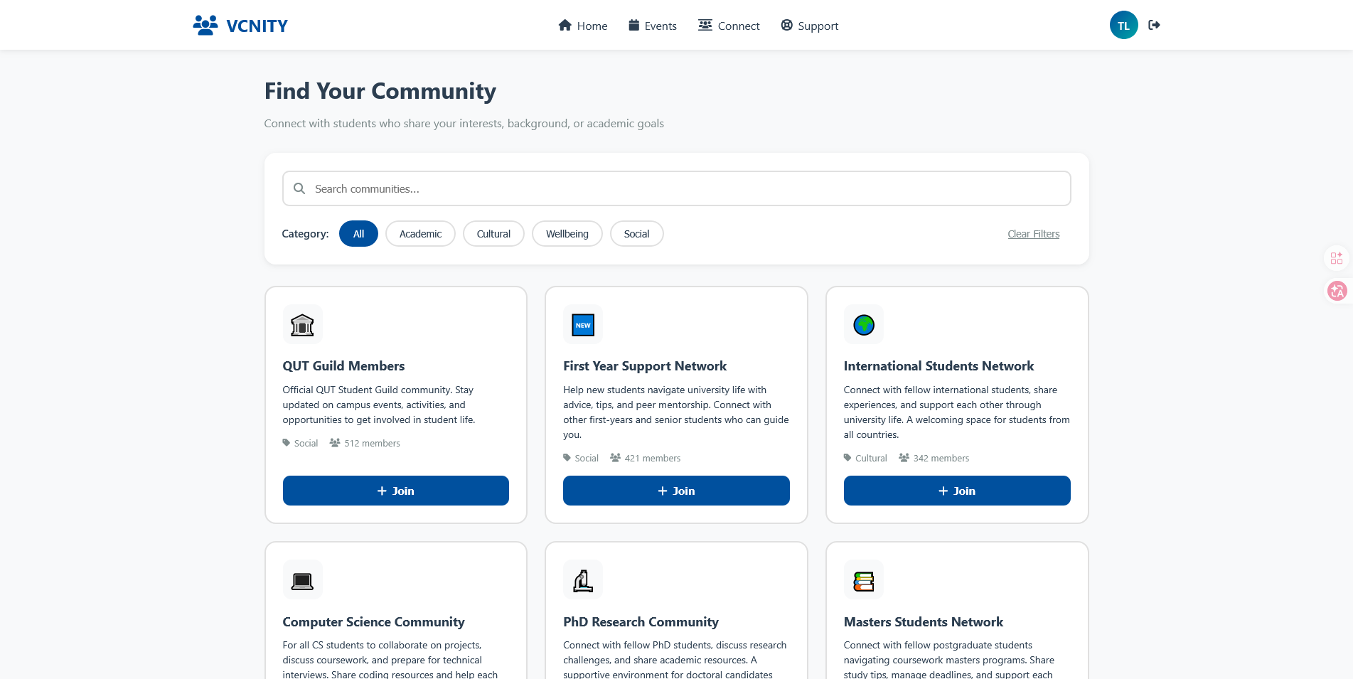 Vcnity community