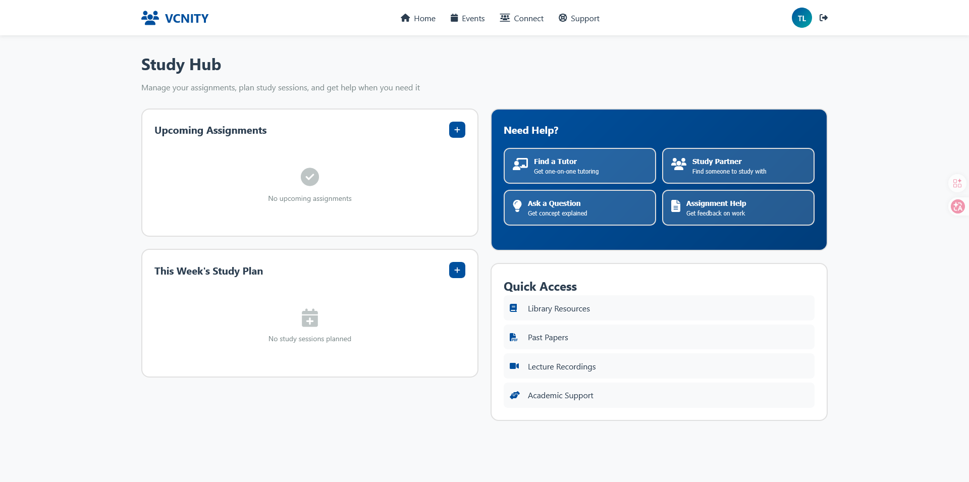 Vcnity study hub